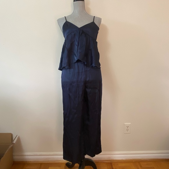 H&M Blue Flounce Jumpsuit - Picture 3 of 7